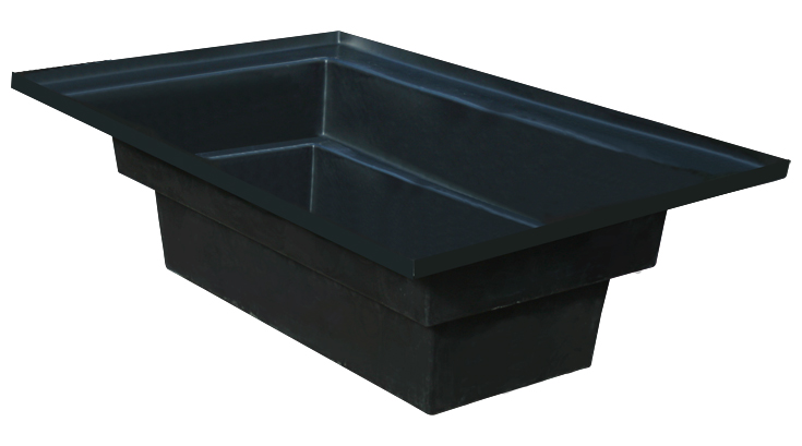 Large Garden Pond 4000L Black