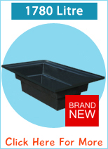 Large Garden Pond 1780L Black