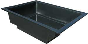 Large Garden Pond 1890L Black