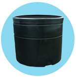 Ecosure Plastic Pond 2500 Litres In Black